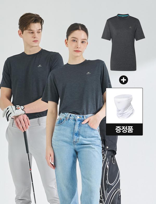 밀레골프 에어로드라이 반팔 티셔츠 + 쿨링 넥게이터 증정 (8,900원/무료배송)