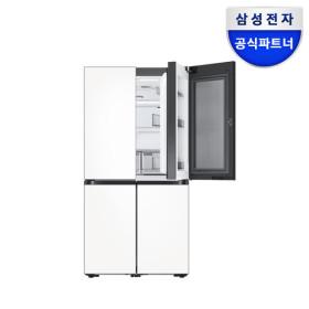 삼성 비스포크 냉장고 RF85DB91F1W6 새틴화이트 4도어 1등급 869L 메탈쿨링 푸드쇼케이스 UV탈취 (카드 1,965,550원/무료)2
