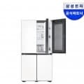 삼성 비스포크 냉장고 RF85DB91F1W6 새틴화이트 4도어 1등급 869L 메탈쿨링 푸드쇼케이스 UV탈취 (카드 1,965,550원/무료)4