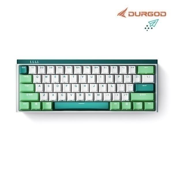 유,무선 블루투스 기계식 미니키보드, DURGOD K330w 61키 영문자판(49,900원/무배)1