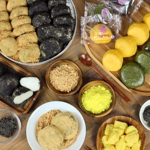 찹쌀 쫀득쫀득 인절미/콩쑥개떡/찹쌀떡 1kg 외 골라담기 (11,900원/무료)