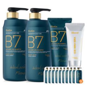 B7 약산성 샴푸 1000ml 2개+200ml+10매+핸드크림 (20,870원/무배)2