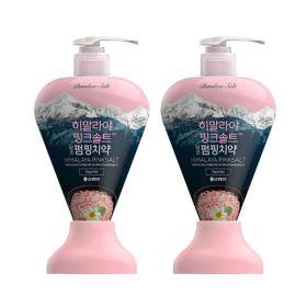 히말라야 핑크솔트 펌핑치약 플로럴 285g 2개 유클가격 (10,000원/무료)