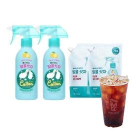 온더바디 코튼풋 발을씻자 풋샴푸 레몬향 본품 385ml 2개+ 레몬향 리필 500ml 2개 +사은품)메가 아메리카노 유클 (15,900원/무료)1