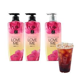 엘라스틴 퍼퓸 러브미 샴푸 600ml 2개+컨디셔너 600ml + 메가커피 아메리카노 증정 (u클럽 14,900/무료)