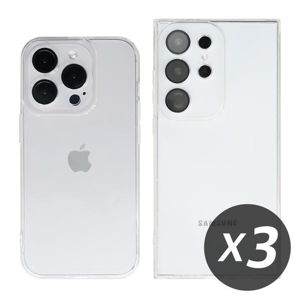 1+1+1 아이폰/갤럭시 카메라 풀커버 젤리케이스 (4,900원/무료)