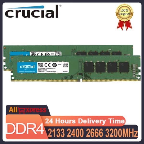 Crucial DDR4 16G $21.28/KINSCOTER 캠핑 팬 $18.49