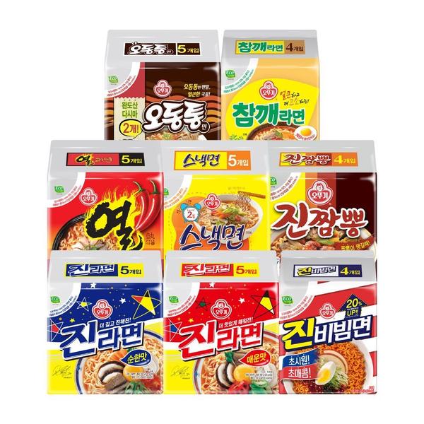 진라면 매운맛 (120gx5) 8팩 40봉 (19,430원/무료)1