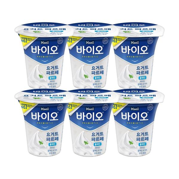 매일 바이오 요거트 파르페 플레인 220m 6개 냉동(11,940원/무료)