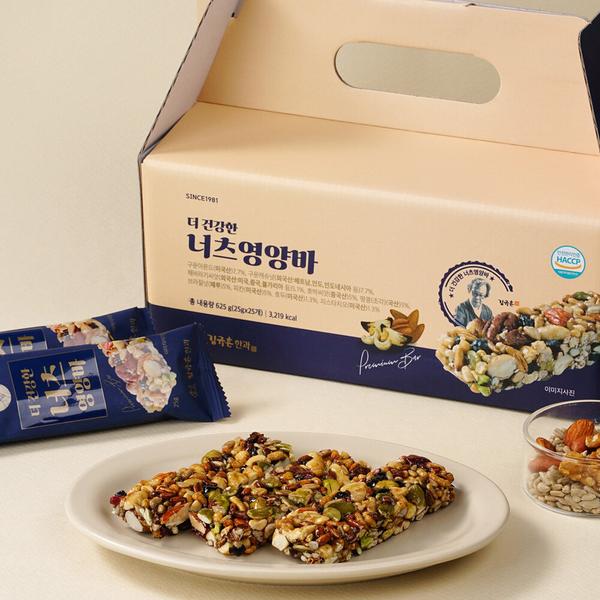 김규흔 한과 더 건강한 너츠 영양바 25개입 (12,090/무료)