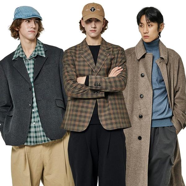 트래드클럽 런던 체크 오버 블래이저 (77,140원/무료)