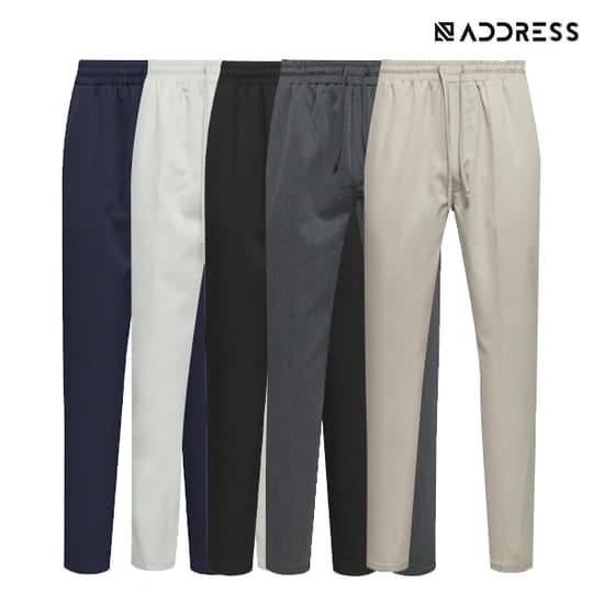 어드레스옴므 끈조절 허리밴드 슬랙스 (12,960원/무료)1