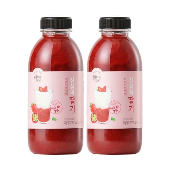 복음자리 딸기청 진심의 수제 과일청 라떼 580g 1+1 (13,900원/무료)8