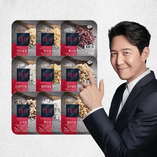 더미식 즉석밥 24개 백미밥 찰보리밥 등 (다양/무료)6