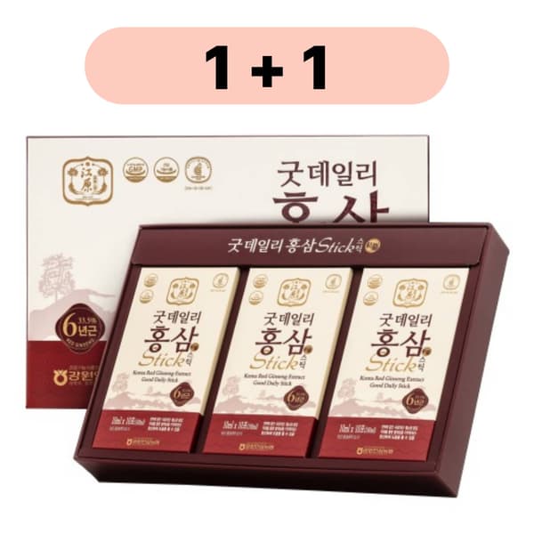 굿데일리 홍삼스틱 2개_60포(68,000원/무료배송)1