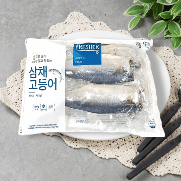 국내산 삼채 고등어 800g(6-8팩)(9,300원/무료)2