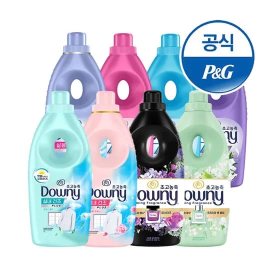 다우니 탈취파워 섬유유연제 1L 6개+증정3개+CU3천원증정 (23,001원/무료)5