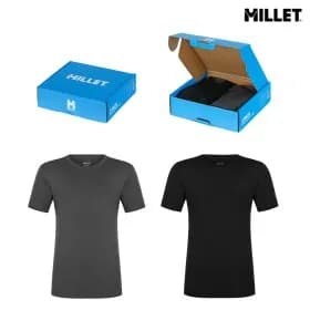 밀레 2팩 여름 반팔 라운드티셔츠(16,800원/3,000원)1