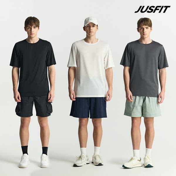 저스핏 베이직 러닝 티셔츠 4종세트 (9,500원/무료)2