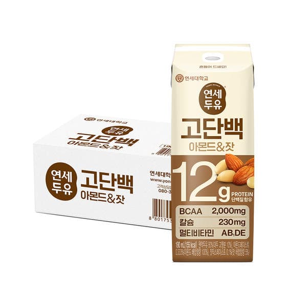 연세 고단백 아몬드잣 190mlx24 (11,910/무료)1