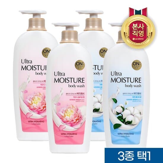 온더바디 울트라 모이스처 바디워시 785ML 4개 (12,900원/무료)2