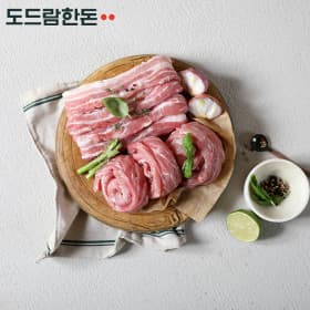 도드람한돈 냉장 삼겹살 500g + 등심꽃살 500g 외 골라담기(16,350원/2500원)