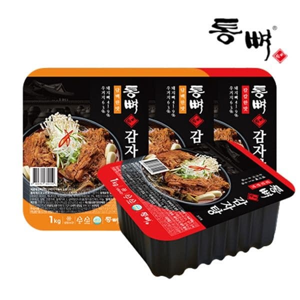 통뼈감자탕 1kg 2봉 (13,360원/무료)
