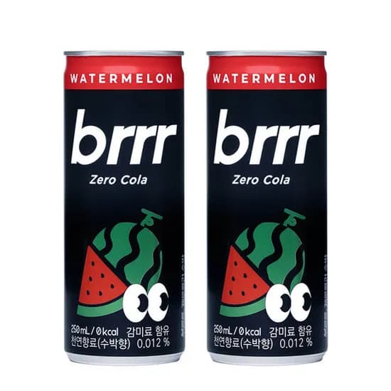 부르르 제로콜라 수박 250ML 30캔 (12,500원/무배)5