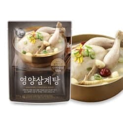 올반 영양삼계탕 900g 3팩 + 미역국 선착순 증정 (카드 21,297원 / 무료)2