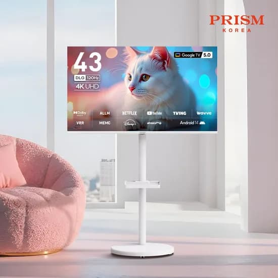 프리즘 43인치 중소바이미 (43인치 스마트 TV + 이동형 스탠드) (299,000원/무료)6