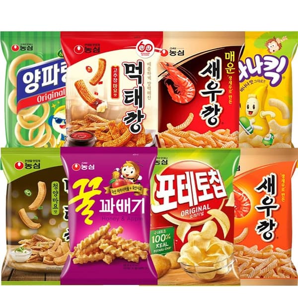농심 새우깡 번들 82g x 12봉 (9,770원/무료)