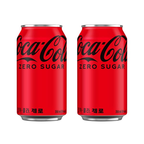 코카콜라제로 350ml can 24개 16,320원/무배