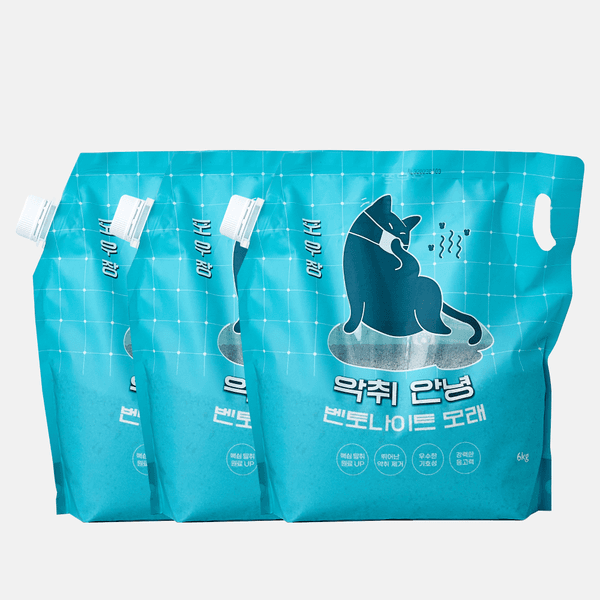 포우장 고양이 모래 벤토나이트 6kg (개당 8200원/무배)