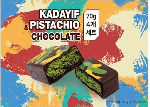 카다이프 피스타치오 초콜릿 280g (70g 4개입) * 총 3박스 (13,900원/무료배송)3