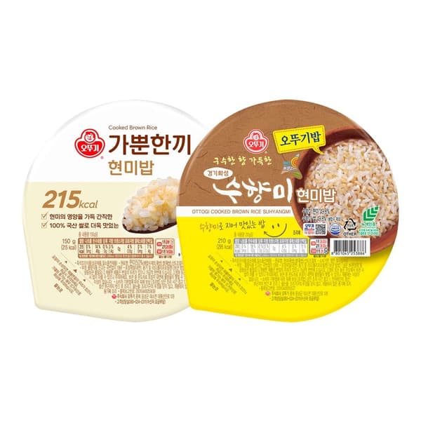 오뚜기 가뿐한끼 현미밥 150g 30개 (22,580원/무료)