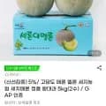 고당도 멜론 세지메론 정품 왕대과 5kg (2수) (유클16,920원/무료)2