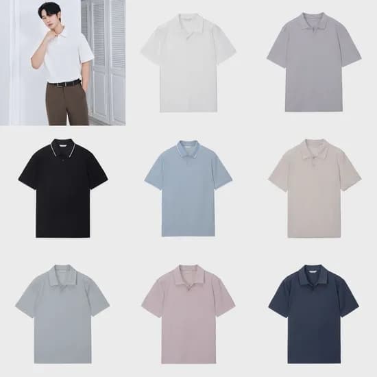 마인드브릿지 반팔 카라 피케티셔츠 8종 택1 (23,950원/무료)1