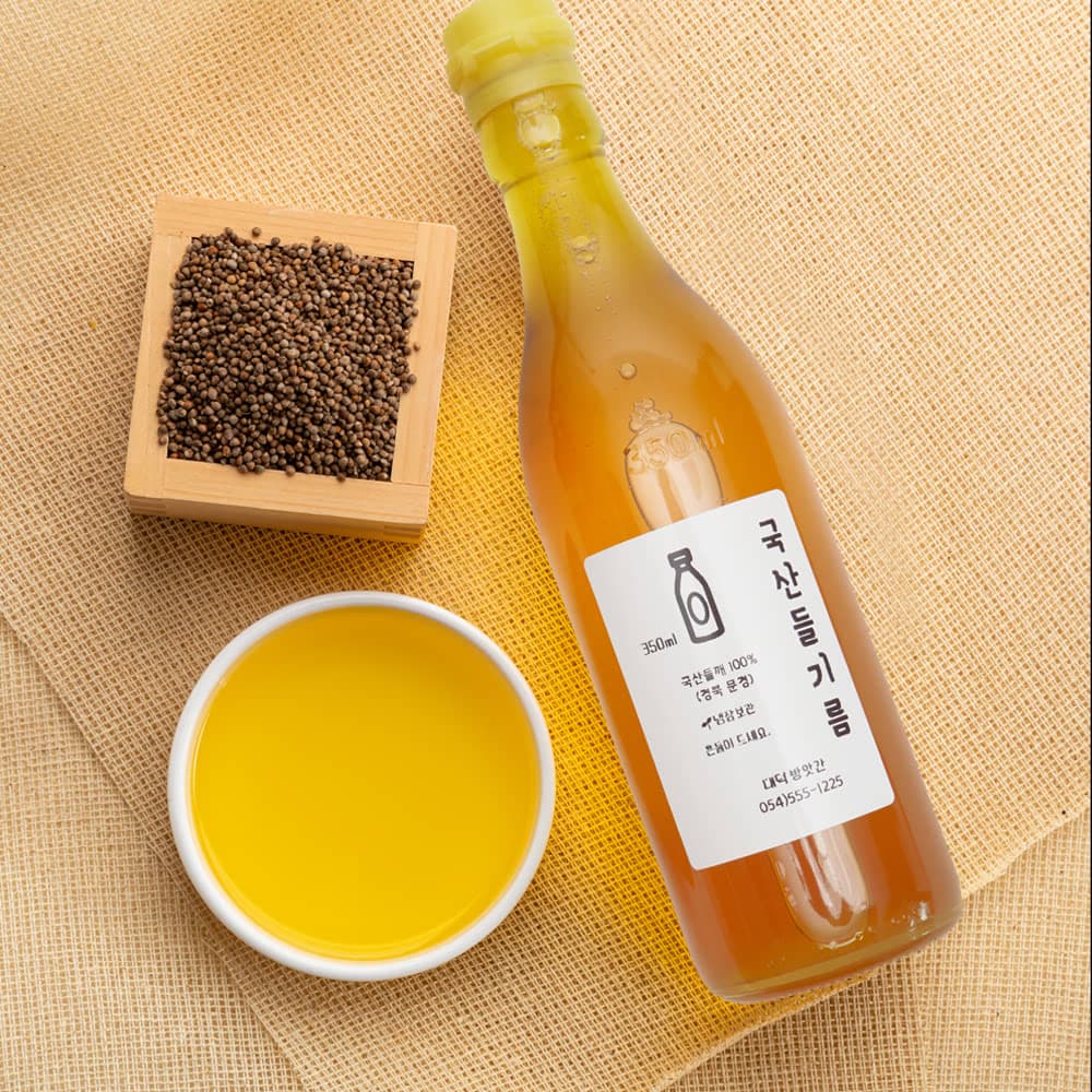국산 들기름350ml(16,500/무료)1