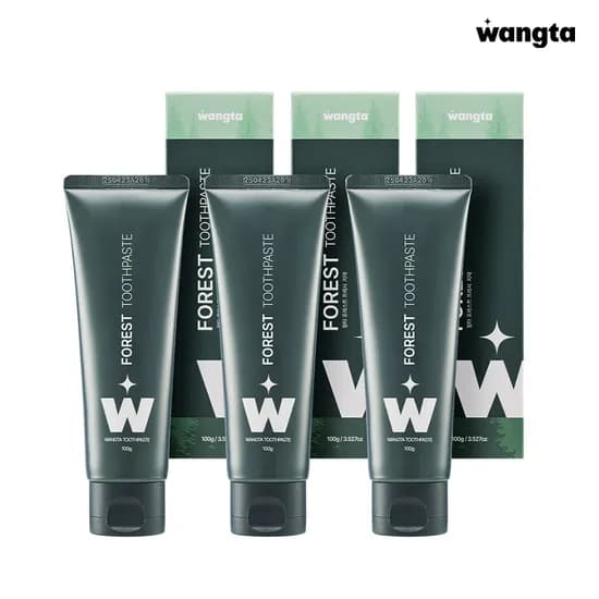 왕타 포레스트 프레시 구취케어 치약 100g, 3개 (12,800원/무료)