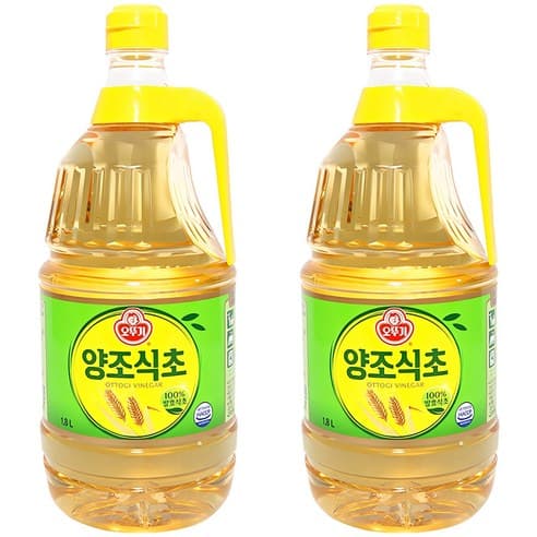 오뚜기 양조식초, 1.8L, 2개(2,880원/와우무배)3