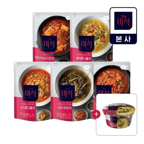 더미식 김치/황태/부대/시래기 350g 국물요리 6개 + 증정 (13,440원/무료)