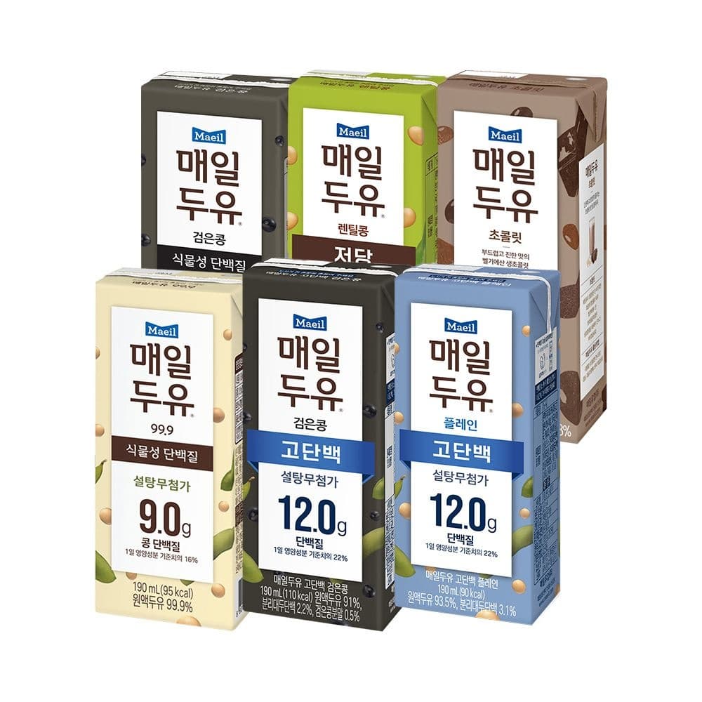 매일두유 렌틸콩 24팩+렌틸콩 24팩 총 48팩 (카카오 토스시 27,490원/무료)4