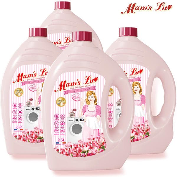 맘스럽 플로럴 액체세제 2.5L 4통(6,900원/무료배송)
