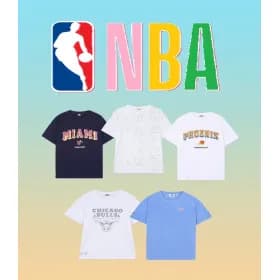 NBA 남녀공용 반팔티셔츠 5종 (9,750원/3만무배)