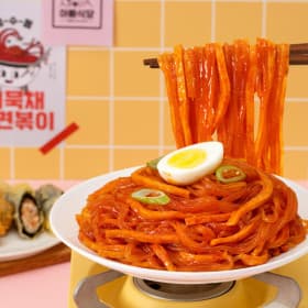 아빠식당 당면볶이 1인분+순대국 500g 1팩 (4,500원/3,500원)1