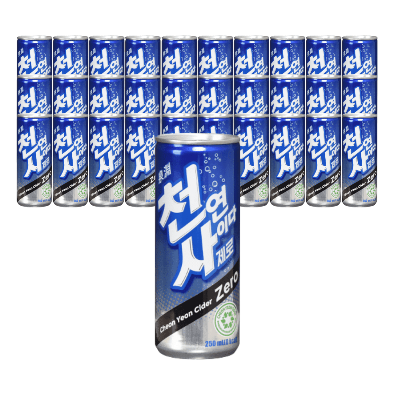 천연사이다 제로 250ml 30캔 (10,900원/무배)1