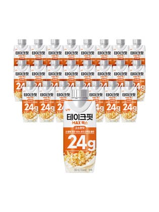 마시는 단백질 음료 테이크핏 맥스 고소한맛 250ml X 24입(24,430원/무료)6