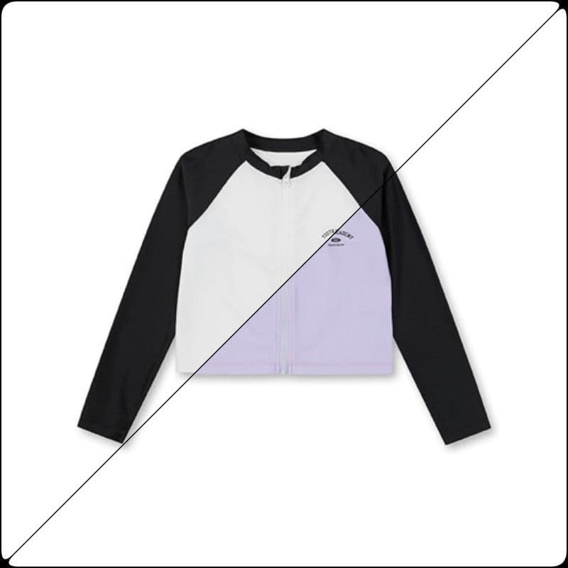 폴햄키즈/여아) 영스터 래쉬가드 크롭 집업 - PKE2TC2700(10,820원/3000원)