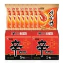 농심 새우깡 보통맛 90G 총 8봉, 신라면 총 2팩(15,050원/유클 무료배송)1