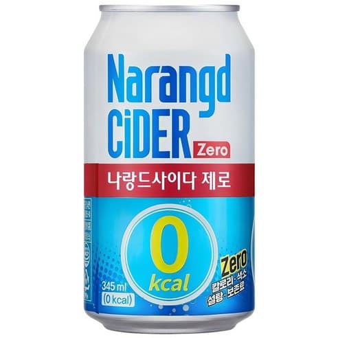 . 동아오츠카 나랑드사이다 제로 캔 345ml, 24개 (11,390원/무료배송)1